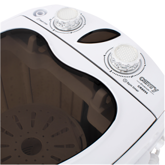 Camry Mini washing machine CR 8054 Top loading, Washing capacity 3 kg, Depth 37 cm, Width 36 cm, White/Gray, Semi-automatic Camry Mini washing machine CR 8054 Top loading, Washing capacity 3 kg, Depth 37 cm, Width 36 cm, White/Gray, Semi-automatic