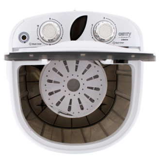 Camry Mini washing machine CR 8054 Top loading, Washing capacity 3 kg, Depth 37 cm, Width 36 cm, White/Gray, Semi-automatic Camry Mini washing machine CR 8054 Top loading, Washing capacity 3 kg, Depth 37 cm, Width 36 cm, White/Gray, Semi-automatic
