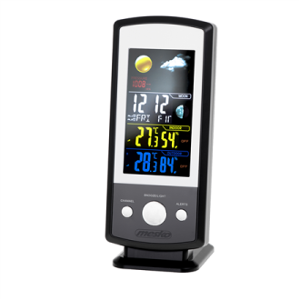 Mesko MS 1177 Weather station, Black, Colorful Digital Display Mesko MS 1177 Weather station, Black, Colorful Digital Display