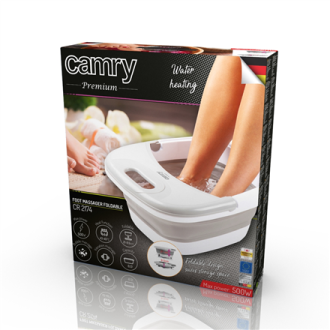 Camry Foot massager CR 2174 Bubble function, Heat function, White/Silver Camry Foot massager CR 2174 Bubble function, Heat function, White/Silver