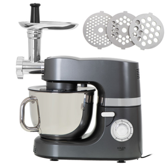 Adler Planetary Food Processor AD 4221 1200 W, Bowl capacity 7 L, Number of speeds 6, Meat mincer, Steel Adler Planetary Food Processor AD 4221 1200 W, Bowl capacity 7 L, Number of speeds 6, Meat mincer, Steel