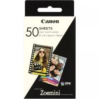 Canon 50 sheets ZP-2030 Photo Paper, White, 5 x 7.6 cm Canon 50 sheets ZP-2030 Photo Paper, White, 5 x 7.6 cm