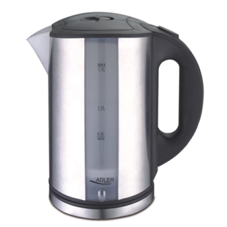 Adler Kettle AD 1216 Standard, Stainless steel, Stainless steel, 2000 W, 360 rotational base, 1.7 L Adler Kettle AD 1216 Standard, Stainless steel, Stainless steel, 2000 W, 360 rotational base, 1.7 L
