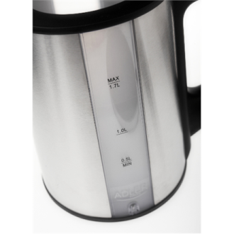 Adler Kettle AD 1216 Standard, Stainless steel, Stainless steel, 2000 W, 360 rotational base, 1.7 L Adler Kettle AD 1216 Standard, Stainless steel, Stainless steel, 2000 W, 360 rotational base, 1.7 L