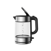 Xiaomi Electric Glass Kettle EU Electric, 2200 W, 1.7 L, Glass, 360 rotational base, Black/Stainless Steel Xiaomi Electric Glass Kettle EU Electric, 2200 W, 1.7 L, Glass, 360 rotational base, Black/Stainless Steel