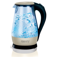 Camry CR 1251 Standard kettle, Glass, Glass/Black, 2000 W, 360 rotational base, 1.7 L Camry CR 1251 Standard kettle, Glass, Glass/Black, 2000 W, 360 rotational base, 1.7 L