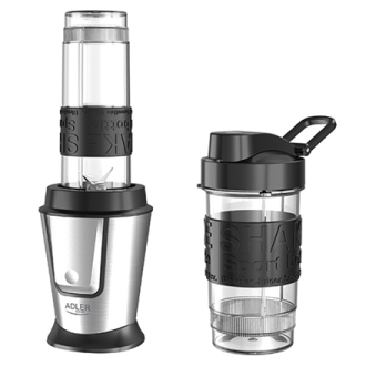 Adler Blender AD 4081 Tabletop, 800 W, Jar material BPA Free Plastic, Jar capacity 0.57 and 0.4 L, Ice crushing, Black/Stainless Adler Blender AD 4081 Tabletop, 800 W, Jar material BPA Free Plastic, Jar capacity 0.57 and 0.4 L, Ice crushing, Black/Stainless