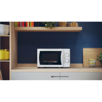 Candy Microwave Oven CMW20SMW Free standing, Height 25.82 cm, White, Width 43.95 cm Candy Microwave Oven CMW20SMW Free standing, Height 25.82 cm, White, Width 43.95 cm