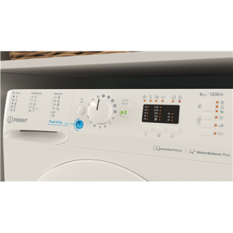 INDESIT Washing machine BWSA 61294 W EU N Energy efficiency class C, Front loading, Washing capacity 6 kg, 1151 RPM, Depth 42.5 INDESIT Washing machine BWSA 61294 W EU N Energy efficiency class C, Front loading, Washing capacity 6 kg, 1151 RPM, Depth 42.5