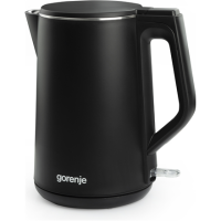 Gorenje Kettle K15DWBK Electric, 2200 W, 1.5 L, Stainless steel, 360 rotational base, Black Gorenje Kettle K15DWBK Electric, 2200 W, 1.5 L, Stainless steel, 360 rotational base, Black
