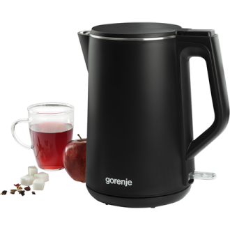 Gorenje Kettle K15DWBK Electric, 2200 W, 1.5 L, Stainless steel, 360 rotational base, Black Gorenje Kettle K15DWBK Electric, 2200 W, 1.5 L, Stainless steel, 360 rotational base, Black