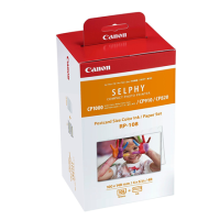 Canon Color Ink/Paper Set for SELPHY CP1300 Printer RP-108 Canon Color Ink/Paper Set for SELPHY CP1300 Printer RP-108
