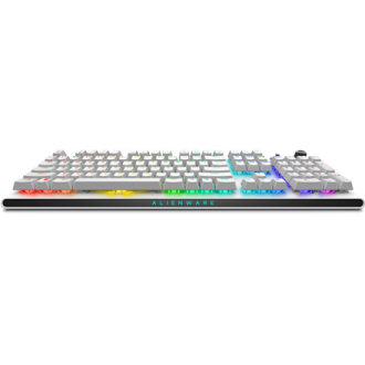 Dell Alienware Tri-Mode AW920K Wireless Gaming Keyboard, RGB LED light, US, Wireless, Lunar Light, Bluetooth, Numeric keypad, CH