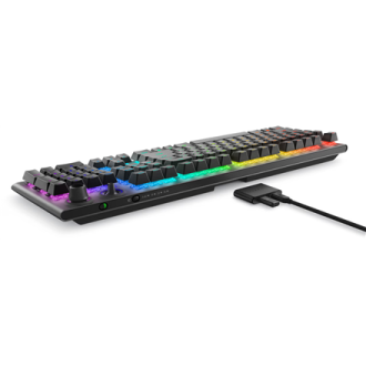 Dell Alienware Tri-Mode AW920K Wireless Gaming Keyboard, RGB LED light, US, Wireless, Dark Side of the Moon, Bluetooth, Numeric Dell Alienware Tri-Mode AW920K Wireless Gaming Keyboard, RGB LED light, US, Wireless, Dark Side of the Moon, Bluetooth, Numeric