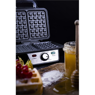 Camry Waffle Maker CR 3046 1600 W, Number of pastry 2, Belgium, Black/Stainless Steel Camry Waffle Maker CR 3046 1600 W, Number of pastry 2, Belgium, Black/Stainless Steel