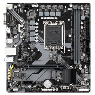 Gigabyte B760M H DDR4 1.0 M/B Processor family Intel, Processor socket LGA1700, DDR4 DIMM, Memory slots 2, Supported hard disk d Gigabyte B760M H DDR4 1.0 M/B Processor family Intel, Processor socket LGA1700, DDR4 DIMM, Memory slots 2, Supported hard disk d