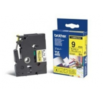 Brother TZe-621 Laminated Tape Black on Yellow, TZe, 9 mm, 8 m Brother TZe-621 Laminated Tape Black on Yellow, TZe, 9 mm, 8 m