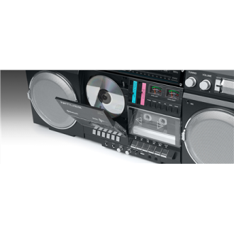 Muse M-380 GB Ghetto Blasters, Black Muse M-380 GB Ghetto Blasters, Black