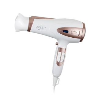 Adler Hair Dryer AD 2248 2400 W, Number of temperature settings 3, Ionic function, Diffuser nozzle, White Adler Hair Dryer AD 2248 2400 W, Number of temperature settings 3, Ionic function, Diffuser nozzle, White