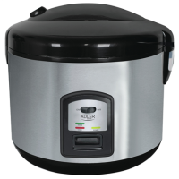 Adler AD 6406 Rice cooker Adler AD 6406 Black, Stainless steel 1000 W Adler AD 6406 Rice cooker Adler AD 6406 Black, Stainless steel 1000 W