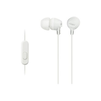Sony EX series MDR-EX15AP In-ear White Sony EX series MDR-EX15AP In-ear White