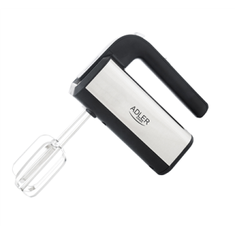 Adler Hand mixer AD 4225 Hand Mixer 300 W Number of speeds 5 Turbo mode Stainless steel Adler Hand mixer AD 4225 Hand Mixer 300 W Number of speeds 5 Turbo mode Stainless steel