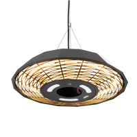 TunaBone Electric Ceiling Infrared Patio Heater TB2068C-01 Patio heater 2000 W Number of power levels 1 Suitable for rooms up to TunaBone Electric Ceiling Infrared Patio Heater TB2068C-01 Patio heater 2000 W Number of power levels 1 Suitable for rooms up to