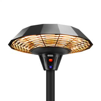 TunaBone Electric Standing Infrared Patio Heater TB2068S-01 Patio heater 2000 W Number of power levels 3 Suitable for rooms up t TunaBone Electric Standing Infrared Patio Heater TB2068S-01 Patio heater 2000 W Number of power levels 3 Suitable for rooms up t
