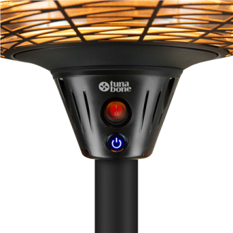 TunaBone Electric Standing Infrared Patio Heater TB2068S-01 Patio heater 2000 W Number of power levels 3 Suitable for rooms up t TunaBone Electric Standing Infrared Patio Heater TB2068S-01 Patio heater 2000 W Number of power levels 3 Suitable for rooms up t
