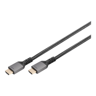 Digitus 8K PREMIUM HDMI 2.1 Connection Cable Black HDMI to HDMI 1 m Digitus 8K PREMIUM HDMI 2.1 Connection Cable Black HDMI to HDMI 1 m