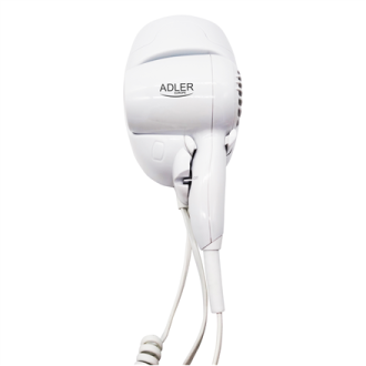 Adler Hair dryer for hotel and swimming pool AD 2252 1600 W Number of temperature settings 2 White Adler Hair dryer for hotel and swimming pool AD 2252 1600 W Number of temperature settings 2 White