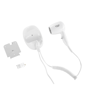 Adler Hair dryer for hotel and swimming pool AD 2252 1600 W Number of temperature settings 2 White Adler Hair dryer for hotel and swimming pool AD 2252 1600 W Number of temperature settings 2 White