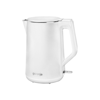 Gorenje Kettle K15DWW Electric 2200 W 1.5 L Plastic + metal 360 rotational base White Gorenje Kettle K15DWW Electric 2200 W 1.5 L Plastic + metal 360 rotational base White