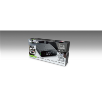 Muse Alarm function M-175 WI AUX in Alarm Clock Black Muse Alarm function M-175 WI AUX in Alarm Clock Black