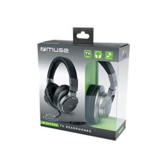 Muse TV Headphones M-275 CTV Wireless/Wired On-Ear Black