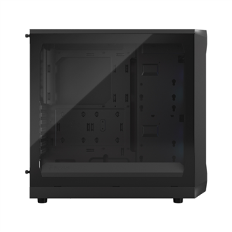 Fractal Design Focus 2 Side window RGB Black TG Clear Tint Midi Tower Power supply included No