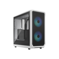 Fractal Design Focus 2 Side window RGB White TG Clear Tint Midi Tower Power supply included No Fractal Design Focus 2 Side window RGB White TG Clear Tint Midi Tower Power supply included No