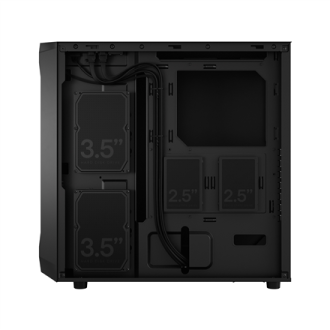 Fractal Design Focus 2 Side window Black Solid Midi Tower Power supply included No Fractal Design Focus 2 Side window Black Solid Midi Tower Power supply included No