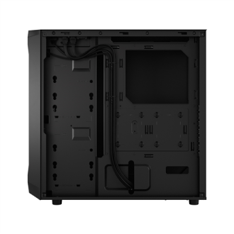 Fractal Design Focus 2 Side window Black Solid Midi Tower Power supply included No Fractal Design Focus 2 Side window Black Solid Midi Tower Power supply included No