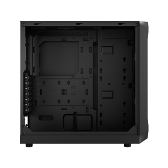 Fractal Design Focus 2 Side window Black Solid Midi Tower Power supply included No Fractal Design Focus 2 Side window Black Solid Midi Tower Power supply included No
