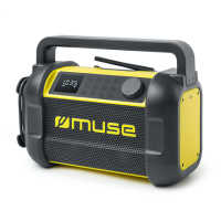 Muse M-928 BTY Radio Speaker Waterproof Bluetooth Wireless connection Black/Yellow