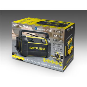Muse M-928 BTY Radio Speaker Waterproof Bluetooth Wireless connection Black/Yellow Muse M-928 BTY Radio Speaker Waterproof Bluetooth Wireless connection Black/Yellow