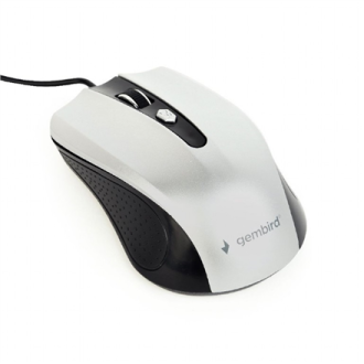 Gembird Mouse MUS-4B-01-BS Standard Black/ silver USB Gembird Mouse MUS-4B-01-BS Standard Black/ silver USB