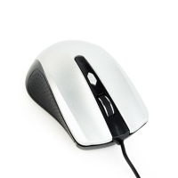 Gembird Mouse MUS-4B-01-BS Standard Black/ silver USB Gembird Mouse MUS-4B-01-BS Standard Black/ silver USB