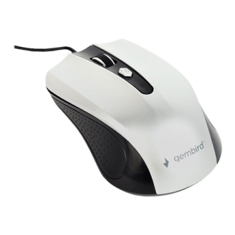 Gembird Mouse MUS-4B-01-BS Standard Black/ silver USB Gembird Mouse MUS-4B-01-BS Standard Black/ silver USB
