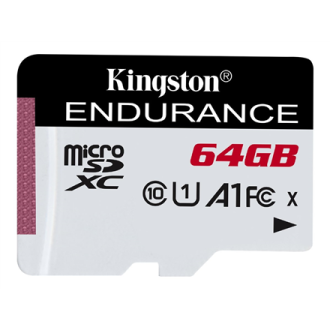Kingston Endurance UHS-I U1 64 GB micro SDXC Flash memory class 10 Kingston Endurance UHS-I U1 64 GB micro SDXC Flash memory class 10