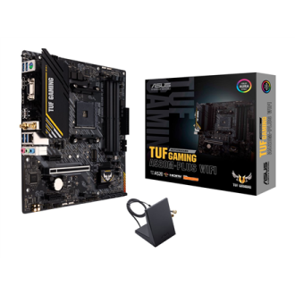 Asus TUF GAMING A520M-PLUS Processor family AMD Processor socket AM4 DDR4 Memory slots 4 Supported hard disk drive interfaces SA Asus TUF GAMING A520M-PLUS Processor family AMD Processor socket AM4 DDR4 Memory slots 4 Supported hard disk drive interfaces SA