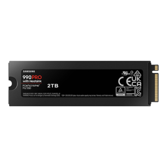 Samsung 990 PRO with Heatsink 2000 GB SSD form factor M.2 2280 SSD interface M.2 NVMe Write speed 6900 MB/s Read speed 7450 MB/s Samsung 990 PRO with Heatsink 2000 GB SSD form factor M.2 2280 SSD interface M.2 NVMe Write speed 6900 MB/s Read speed 7450 MB/s