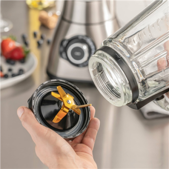 Caso Blender B1800 Tabletop 1800 W Jar material Glass Jar capacity 1.75 L Ice crushing Mini chopper Stainless steel Caso Blender B1800 Tabletop 1800 W Jar material Glass Jar capacity 1.75 L Ice crushing Mini chopper Stainless steel