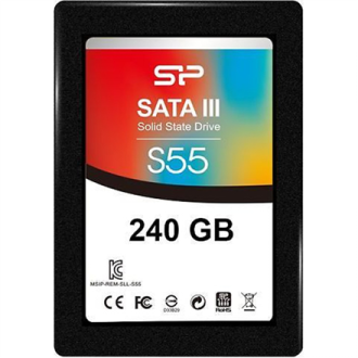 Silicon Power Slim S55 240 GB SSD interface SATA Write speed 450 MB/s Read speed 550 MB/s Silicon Power Slim S55 240 GB SSD interface SATA Write speed 450 MB/s Read speed 550 MB/s